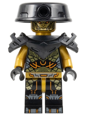 Preowned LEGO® Minifigure – NINJAGO njo0887 Imperium Guard Commander - Pearl Gold Head
