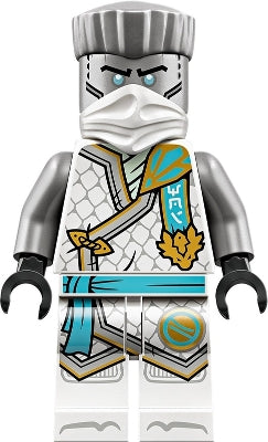 Preowned LEGO® Minifigure – NINJAGO njo0891 Zane - Dragons Rising, Tournament Armor