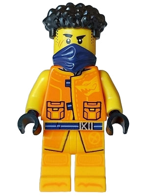 Preowned LEGO® Minifigure – NINJAGO njo0908 Arin - Tang Jacket, Dark Blue Bandana