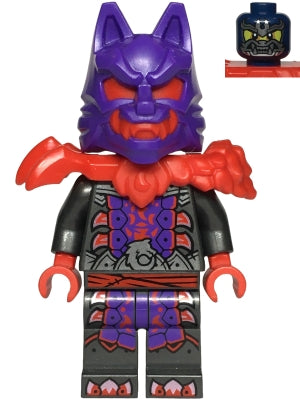 Preowned LEGO® Minifigure – NINJAGO njo0916 Wolf Mask General