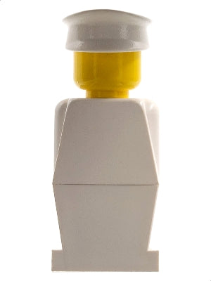 Preowned LEGO® Minifigure – LEGO®LAND old006 LEGO®land White Torso White Legs White Hat