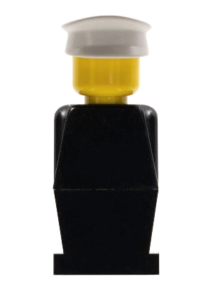 LEGO® Minifigure LEGO®LAND old009 LEGO®land Black Torso Black Legs White Hat