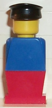 LEGO® Minifigure LEGO®LAND old013 LEGO®land Blue Torso Red Legs Black Hat