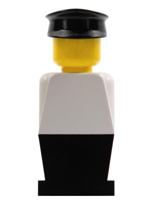 LEGO® Minifigure LEGO®LAND old024 LEGO®land White Torso Black Legs Black Hat