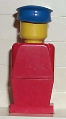 LEGO® Minifigure LEGO®LAND old031 LEGO®land Red Torso Red Legs Blue Hat