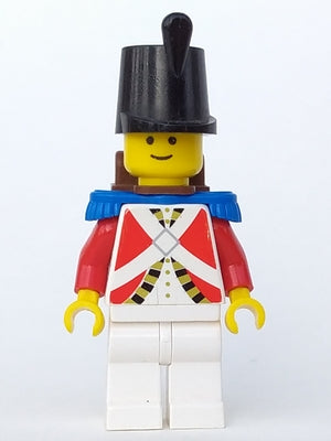 Preowned LEGO® Minifigure – Pirates pi062 Imperial Guard w/Blue Epaulettes and Brown Backpa