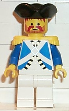 Preowned LEGO® Minifigure – Pirates pi063 Imperial Soldier Officer