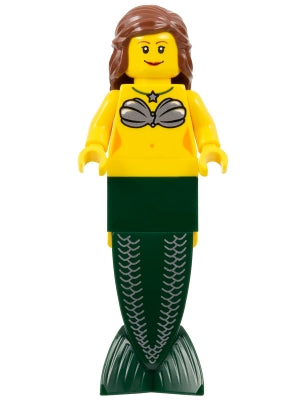 Preowned LEGO® Minifigure – Pirates pi088 Mermaid Long w/Bracket