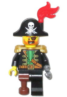 Preowned LEGO® Minifigure – Pirates pi148 Pirate Captain