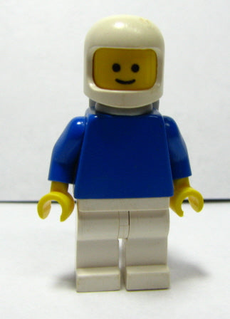 Preowned LEGO® Minifigure – Town pln128 Plain Blue Torso w/Blue Arms White Legs White Class