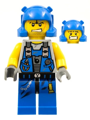 Preowned LEGO® Minifigure – Power Miners pm010 Power Miner Rex