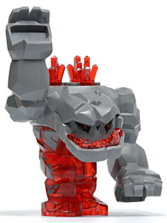 Preowned LEGO® Minifigure – Power Miners pm016 Tremorox (Rock Monster)