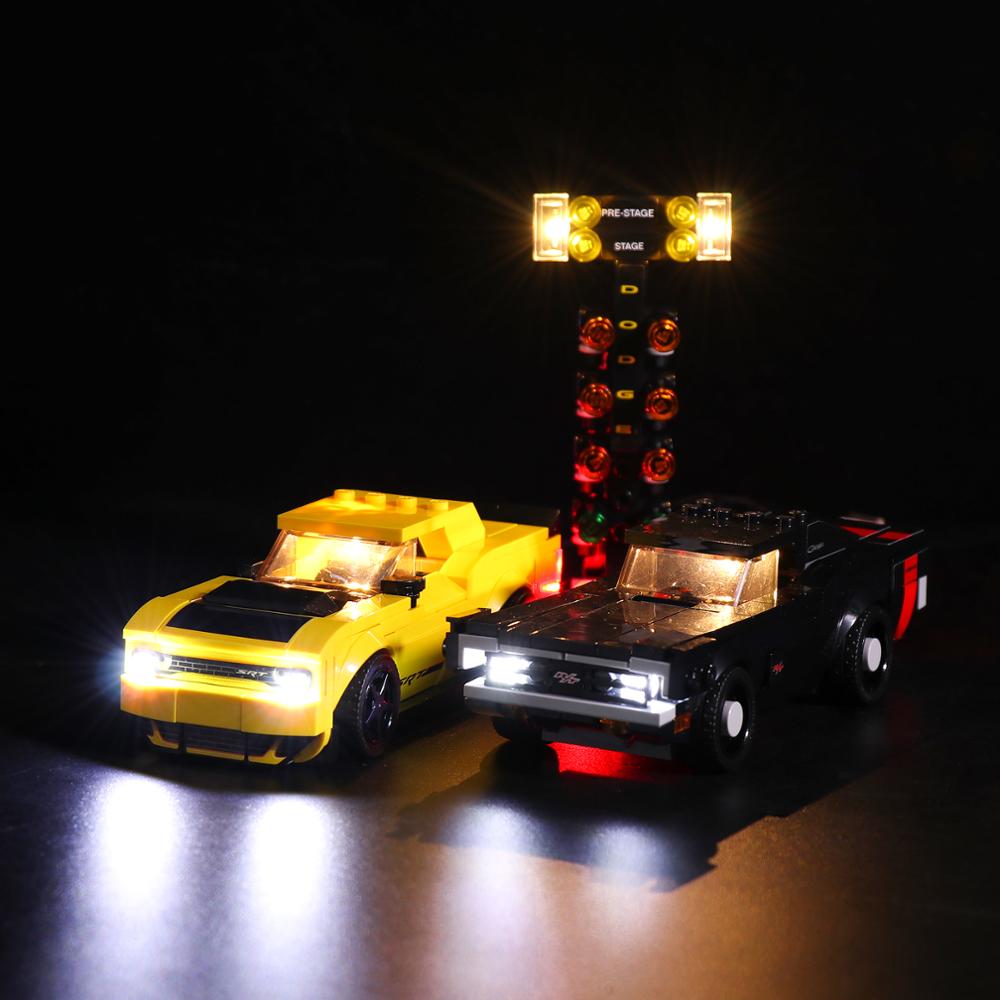 LEGO Light Kit for Dodge Challenger SRT Demon Charger R/T 75893
