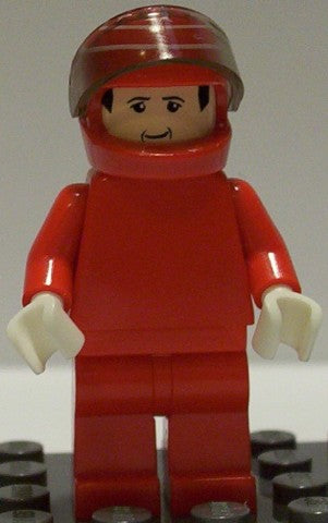 Preowned LEGO® Minifigure – Racers rac022 F1 Ferrari M. Schumacher w/Helmet w/out Torso Sti