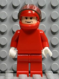 Preowned LEGO® Minifigure – Racers rac027 F1 Ferrari F. Massa w/Helmet Red Plain w/out Tors