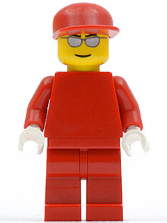 Preowned LEGO® Minifigure – Racers rac030a F1 Ferrari Engineer w/out Torso Stickers White H