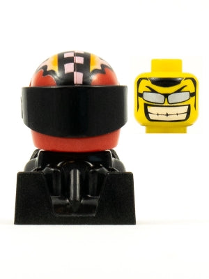 Preowned LEGO® Minifigure – Racers rac084 Red Monster