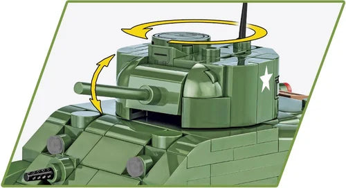 COBI™ Sherman M4A1 Tank 1:48: Set #2715