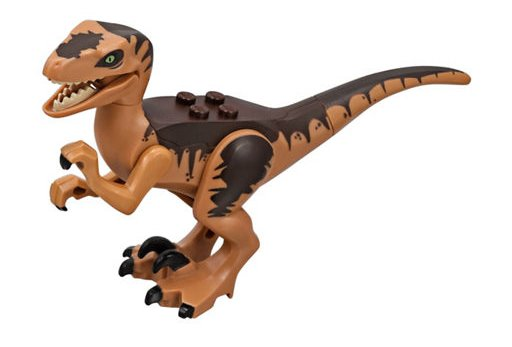 LEGO® Dinosaur Raptor / Velociraptor with Dark Brown Back Raptor10