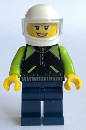Preowned LEGO® Minifigure – SPEED CHAMPIONS sc057 Porsche 911 Turbo 3.0 Driver