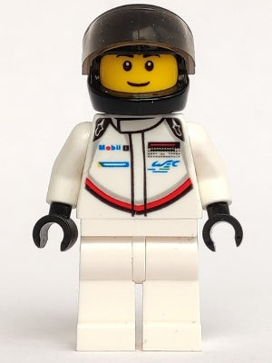Preowned LEGO® Minifigure – SPEED CHAMPIONS sc058 Porsche 911 RSR Driver Black Helmet