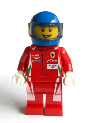 Preowned LEGO® Minifigure – SPEED CHAMPIONS sc066 Ferrari 488 GTE Driver