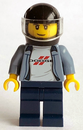 Preowned LEGO® Minifigure – SPEED CHAMPIONS sc072 1970 Dodge Charger R/T Driver