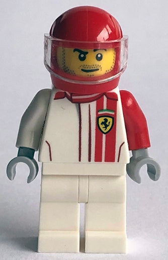 Preowned LEGO® Minifigure – SPEED CHAMPIONS sc077 Ferrari F40 Competizione Driver