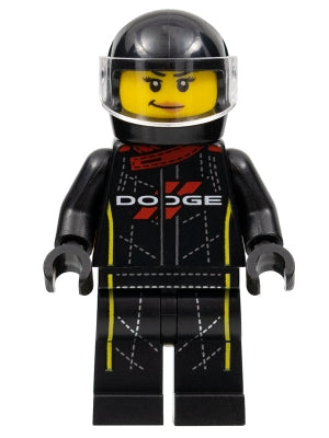 Preowned LEGO® Minifigure – SPEED CHAMPIONS sc090 Mopar Dodge//SRT Top Fuel Dragster Driver