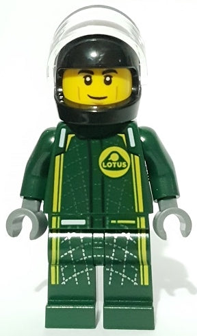 Preowned LEGO® Minifigure – SPEED CHAMPIONS sc096 Lotus Evija Driver
