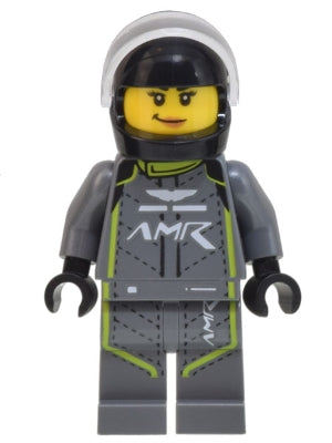 Preowned LEGO® Minifigure – SPEED CHAMPIONS sc098 Aston Martin Valkyrie AMR Pro Driver