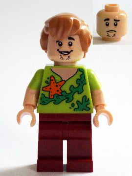 Preowned LEGO® Minifigure – Scooby-Doo scd012 Shaggy Rogers Seaweed and Starfish Shirt