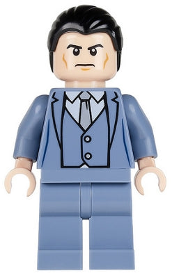 Preowned LEGO® Minifigure – Super Heroes sh0026 Bruce Wayne Sand Blue Suit
