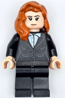 Preowned LEGO® Minifigure – Super Heroes sh0926 Pepper Potts - Black Suit, Hair over Shoulder