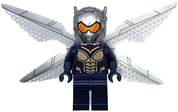 Preowned LEGO® Minifigure – Super Heroes sh0927 The Wasp (Hope van Dyne) - Trans-Clear Wings with Hexagons