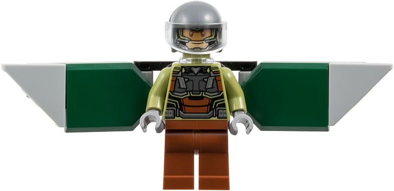 Preowned LEGO® Minifigure – Super Heroes sh1000 Falcon (JoaquÃ­n Torres) - Backpack and Wings without Stickers