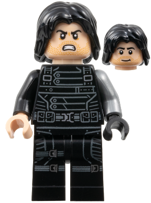 Preowned LEGO® Minifigure – Super Heroes sh1016 (Winter Soldier - Black Hair)