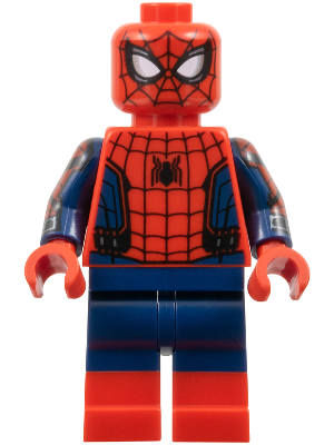 Preowned LEGO® Minifigure – Super Heroes sh1020 (Spider-Man - Printed Dark Blue Arms, Red Boots)