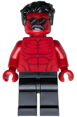 Preowned LEGO® Minifigure – Super Heroes sh1026 (Red Hulk - Minifigure)