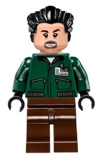 Preowned LEGO® Minifigure – Super Heroes sh0223 Lexcorp Henchman 2 Dark Brown Legs