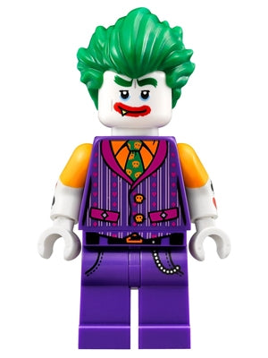 Preowned LEGO® Minifigure – Super Heroes sh0307 The Joker Vest sh0irtsleeves Smile w/Fang