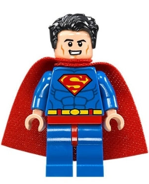 Preowned LEGO® Minifigure – Super Heroes sh0489 Superman Blue Suit Tousled Hair