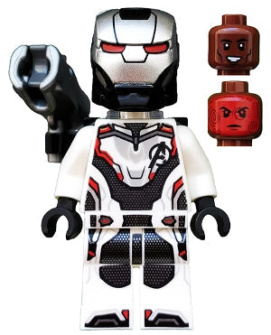 Preowned LEGO® Minifigure – Super Heroes sh0564 War Machine White Jumpsuit w/sh0ooter