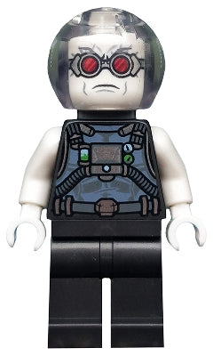 Preowned LEGO® Minifigure – Super Heroes sh0587 Mr. Freeze Pearl Dark Gray Neck Bracket