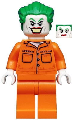 Preowned LEGO® Minifigure – Super Heroes sh0598 The Joker Prison Jumpsuit