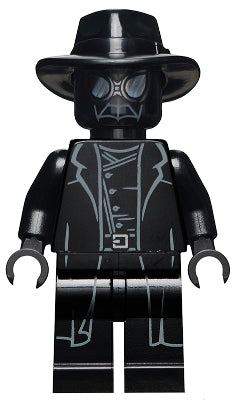 Preowned LEGO® Minifigure – Super Heroes sh0614b Spider-Man Noir No sh0irt Tail