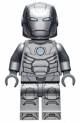 Preowned LEGO® Minifigure – Super Heroes sh0667 Iron Man Mark 2 Armor Trans-Clear Head