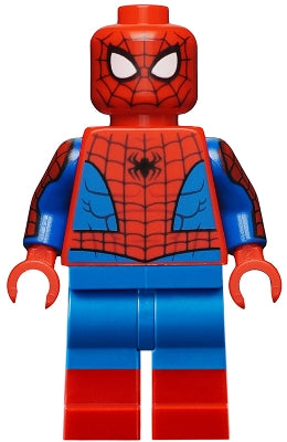 Preowned LEGO® Minifigure – Super Heroes sh0708 Spider-Man Printed Arms Red Boots
