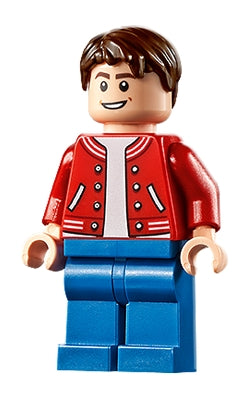Preowned LEGO® Minifigure – Super Heroes sh0714 Peter Parker Red Jacket