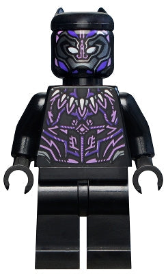 Preowned LEGO® Minifigure – Super Heroes sh0728 Black Panther Claw Necklace Dark Purple and